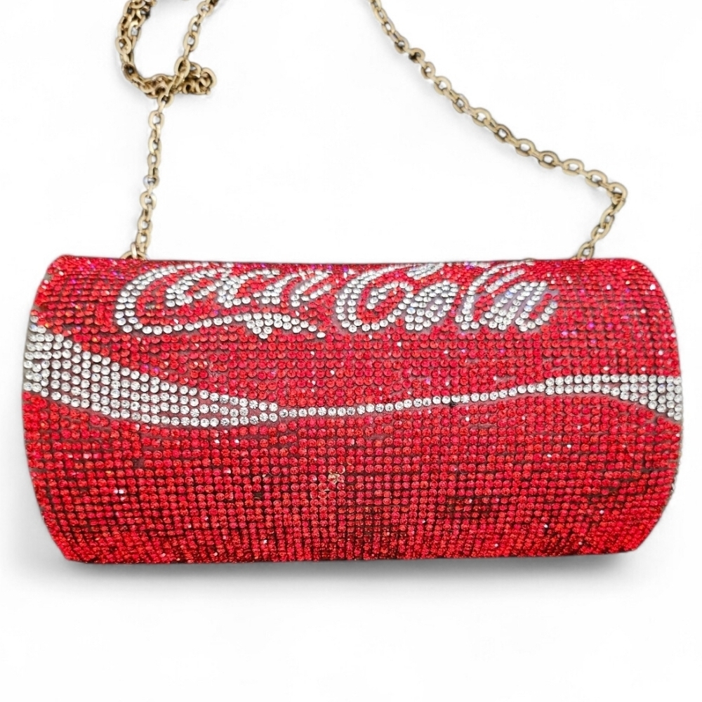 Coca-Cola Can Rhinestone-Encrusted Sparkly Handbag/Clutch - Picture 6 of 16